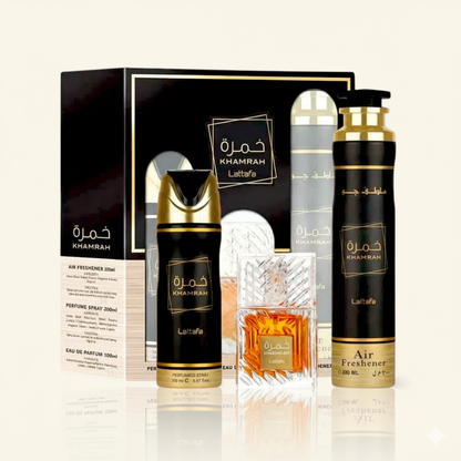 Coffret Khamrah (Parfum + Spray + Diffuseur)